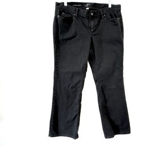 Vintage LOFT Modern Boot Cut Jeans, Black, size 14